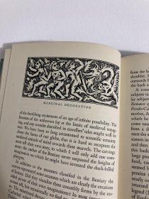 【1954年英文古董书】《木刻中的中世纪》48张精美插画
