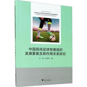 中国民间足球竞赛组织发展要素及其作用关系研究