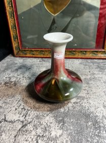 80年代左右，景德镇古窑，颜色釉花瓶一只