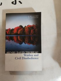瓦尔登湖 英文原版 Walden and Civil Disobedience Collins Classics 柯林斯经典系列