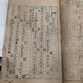 湖南省立师范第十师范学校作文日记，抗战时期民国31年1942年湘西的故事，内有很多有趣的故事抗战救国和爱国主义思想