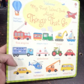 My first word book about Things that go