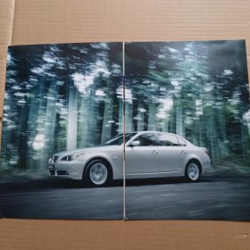 有容，乃悦。新BMW5系Li ，超凡座驾（汽车产品宣传册折页）