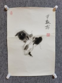 赵宇敏卡纸水墨画10