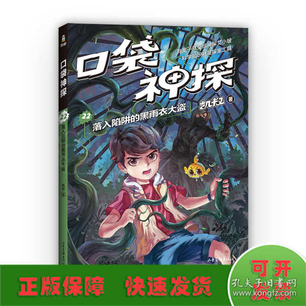 凯叔 口袋神探22：落入陷阱的黑雨衣大盗（凯叔写给小学生的科学侦探故事，系列图书销售超260万册，培养逻辑思维力）