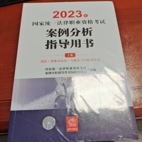 司法考试2023 2023年国家统一法律职业资格考试案例分析指导用书（全2册）