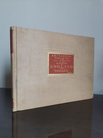 欧洲英国古董书1939年，英文—英国古代地图集。收录700幅共计100页英国古代主要道路彩绘地图，并配有精美装饰画和领主纹章等。（书中还夹有一张世界国旗贴画，收录了76个国家国旗，当时中国国旗还是青天白日旗），大开本硬精装25x32x1.5cm，带水印手工纸印刷，108页。