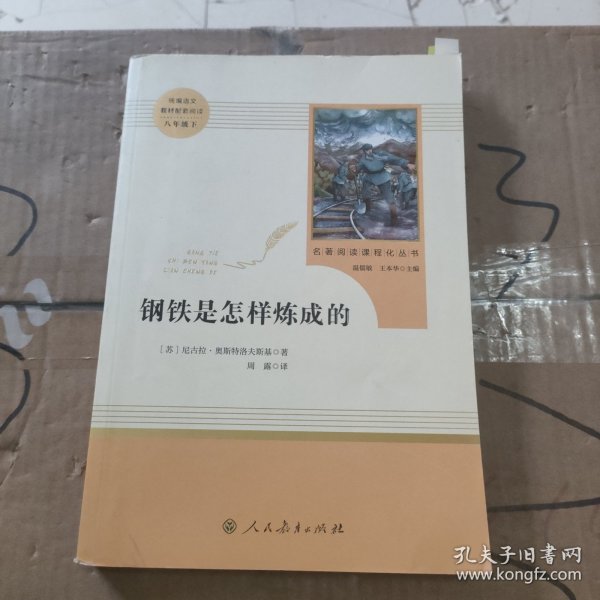 统编语文教材配套阅读 八年级下：钢铁是怎样炼成的/名著阅读课程化丛书