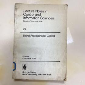 Lecture Notes in  Control and  Information Scienc79馆藏书