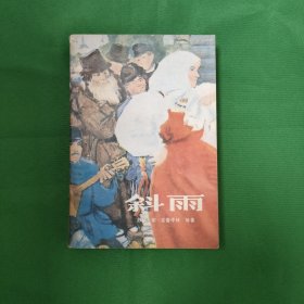 斜雨 怀旧收藏 外国文学 白纸铅印大开本 封面漂亮 一版一印 私藏美品 新华书店库存书