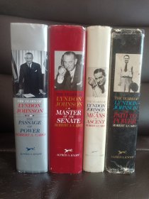 Years of Lyndon Johnson by Robert A. Caro ---- 罗伯特卡洛《林登约翰逊传》布面精装四卷本