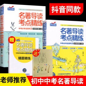 套装3册中考名著导读考点精炼必读12部+选读24部+精题精练初中七八九年级名著导读中考名著导读考点精炼
