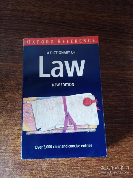 A DICTIONARY OF LAW