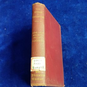 THE WORKS OF SHAKESPEARE VOL. IX（馆藏）精装 32开 1901年版