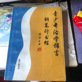 青少年治学锦言钢笔行书帖
