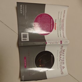 Matter & Interactions VOLUME I Modern Mechanics 物质与相互作用第一卷现代力学,中文书名仅供参考