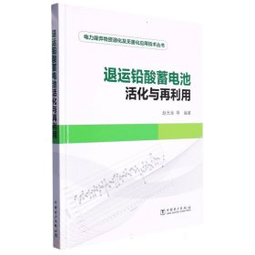 电力废弃物资源化及无害化应用技术丛书退运铅酸蓄电池活化与再利用