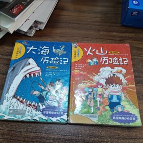 【2本合售】我的第一本科学漫画书：火山历险记、大海历险记