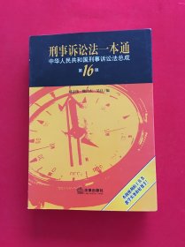 刑事诉讼法一本通：中华人民共和国刑事诉讼法总成（第16版）