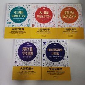 天才大脑潜能开发：5本合售 超级记忆术 左脑训练开发 右脑训练开发 逻辑思维训练 思维导图