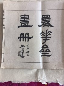 画谱一厚册 开本大