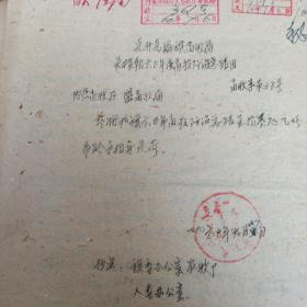 内蒙古自治区畜牧厅兽医局  克什克腾旗畜牧局 1960年畜疫防治工作报告  有批示