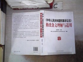 《中华人民共和国民事诉讼法》修改条文理解与适用