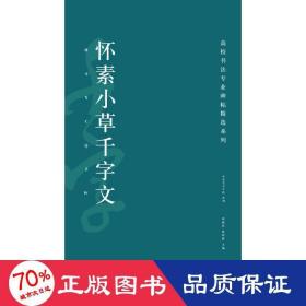 高校书法专业碑帖精选系列：怀素小草千字文