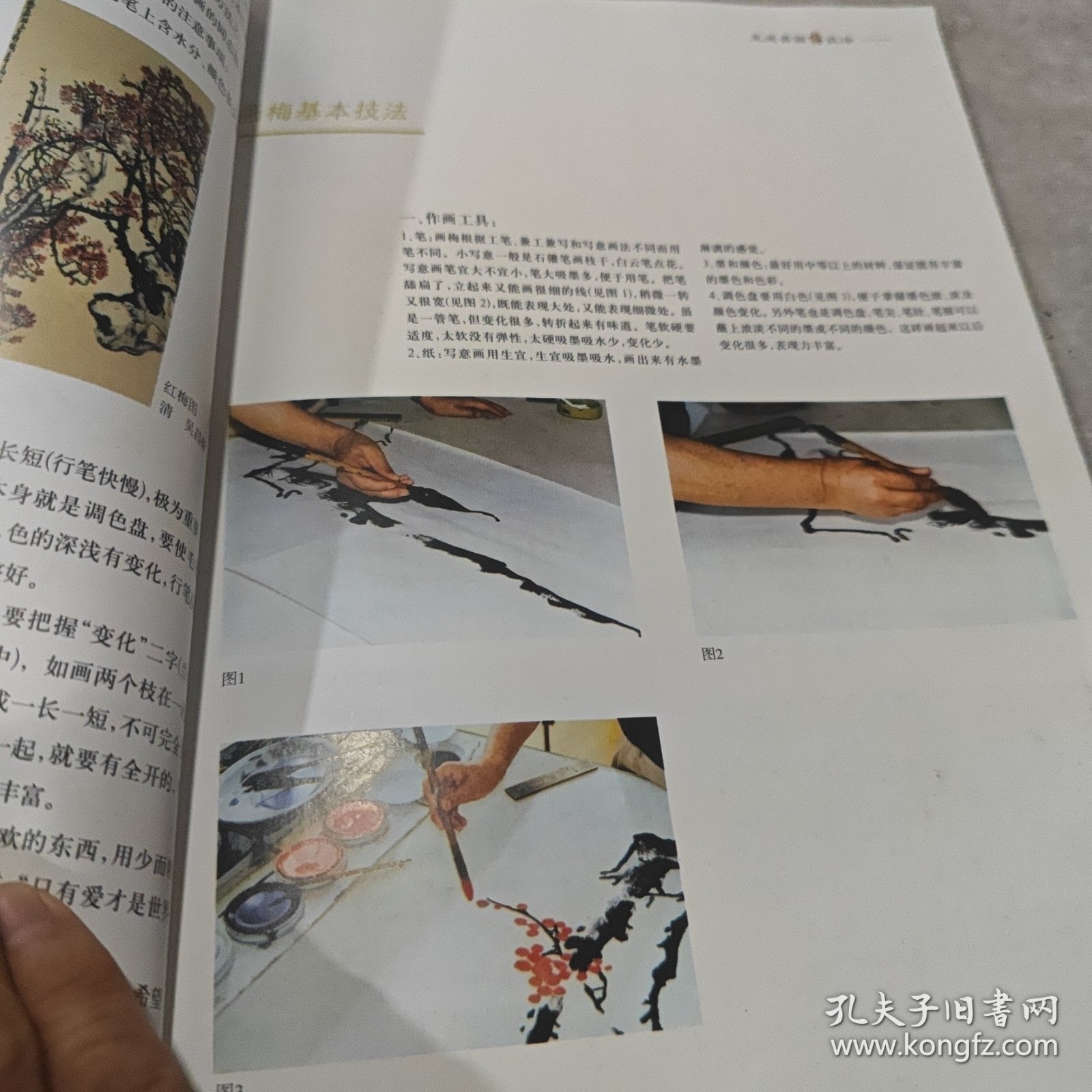 王成喜画梅技法