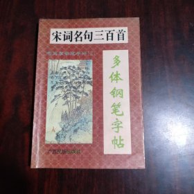 宋词名句三百首多体钢笔字帖