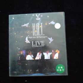 光盘：H.O.T LIVE CONCERT   盒装2碟   看图下单