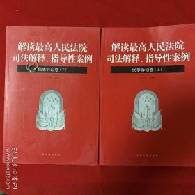 解读最高人民法院司法解释、指导性案例·民事诉讼卷（上下册全） 正版