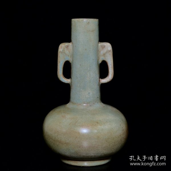 宋汝窑象耳瓶 23/14.5厘米