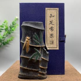 黑墨块墨锭 知足常乐
【尺寸】5*10cm(手工测量略有误差)
【重量】89.5g