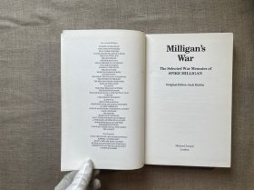 Milligan's War: The Selected War Memoirs of Spike Milligan 斯派克·米利甘战争回忆录【英文版，精装好纸印刷】