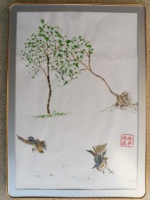 《无题》图相框。