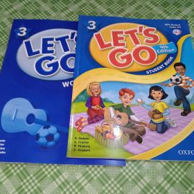 3 let's go
4th edition
student book,workbook.合售，有一张光盘