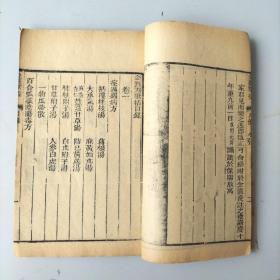 清版木刻《金匮方謌括》六卷三册一函全。品相不错，江鸿升作序，叶亨会题拔。
