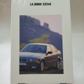 1991年 宝马 BMW 325TD Diesel 柴油系列 轿车 广告 综合样本 画册 目录 宣传册 样本