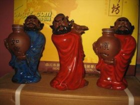 钟馗酒瓶系列（赐福、如意等5种不同）