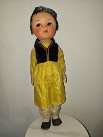 少数民族：维吾尔族胶皮娃娃（上世纪60-70年代，存世较少，45厘米高，包老保真）