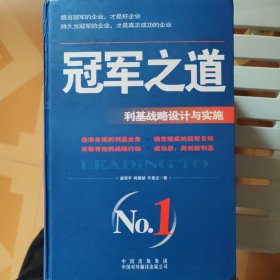 冠军之道：利基战略设计与实施