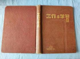 老日记本 有毛主席像。记录了营养健康知识