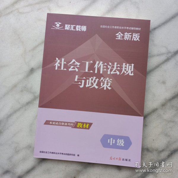 全国社会工作者职业水平考试辅导教材：社会工作法规与政策（中级）