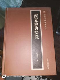 西夏佛典探微--西夏文献研究丛刊（16开精装）