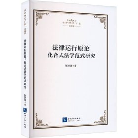 法律运行原论 化合式法学范式研究【正版新书】