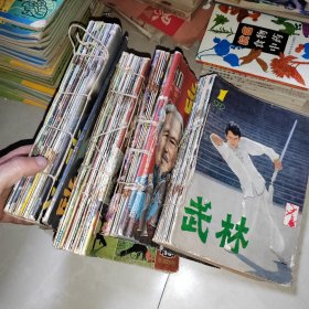 1982年 1983 1984 1985《武林》 杂志全年12期全 线装订 书如图片， 48本合售