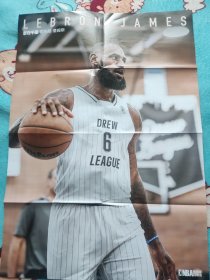 NBA特刊海报詹姆斯背面库里