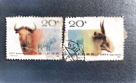 羚羊邮票二枚