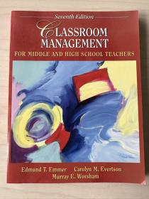 Classroom Management For Middle and High School Teachers